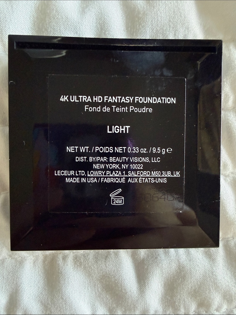 Malloy Beauty 4K Ultra HD Fantasy Foundation Shade Light
